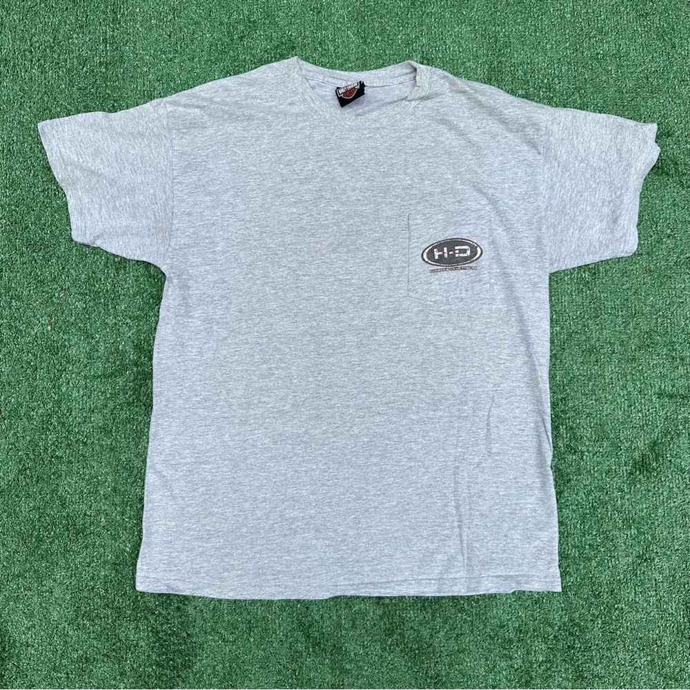 Harley-Davidson Gray Short Sleeve Tee Classic Crew Neck
